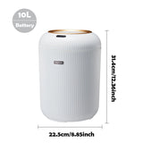 Papelera pequeña automática con tapa