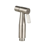 Grifo de baño con ducha de mano de acero inoxidable