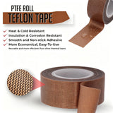 Cinta de teflón PTFE resistente hasta 300°