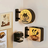 Letrero luminoso Coffee Corner imán nevera