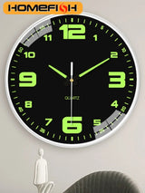 Reloj de pared luminoso de 20 cm