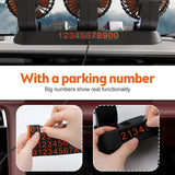 Ventilador de coche 360° 3 cabezales USB/12V/24V