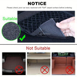 Car Storage Net Stretchable Mesh Pocket Net Magic Elastic Sticker Universal Rear Mesh Trunk Seat Bag Pocket Cage Auto Organizer