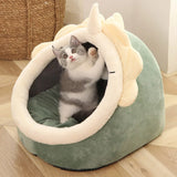 A1 Deep Sleep Cat Bed Cartoon Pet Bed Foldable Removable Washable Pet Sleeping Bed for Small Dog Mat Bag Cave Cats Bed