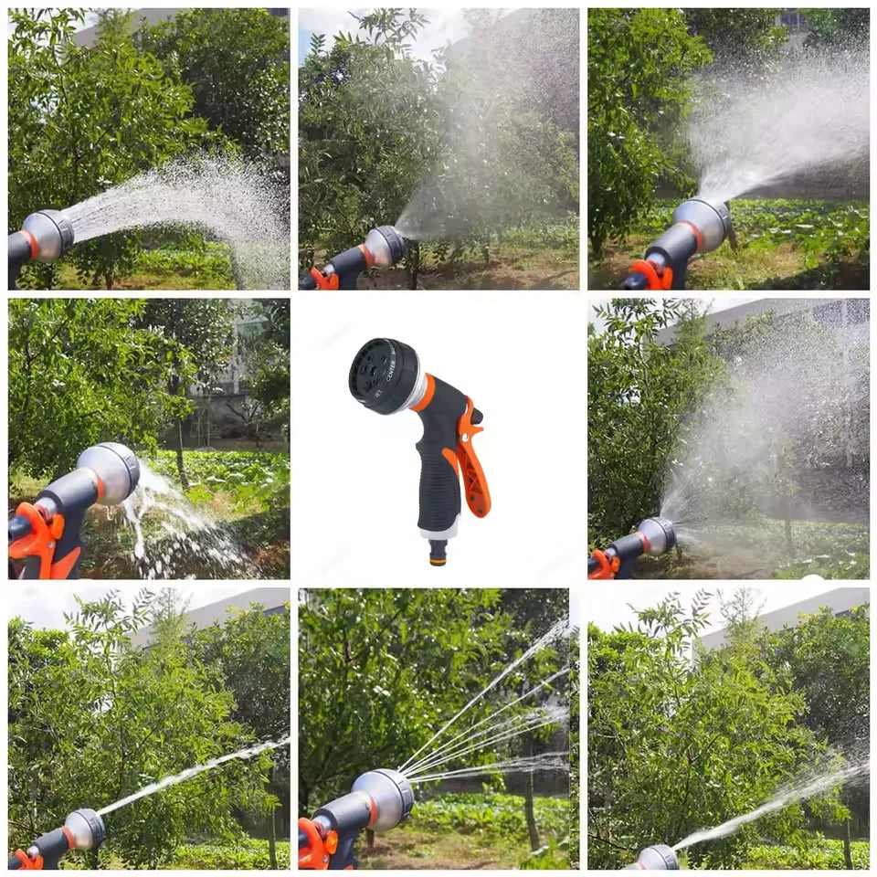 Farden Car Clean High-Pressure Garden Spray Gun Set Garden Watering Ground Car Wash Sprinkler Home Irrigation Spray