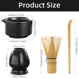 Set de matcha de bambú (4 piezas)