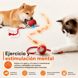 Pelota interactiva automática para perro (recargable)