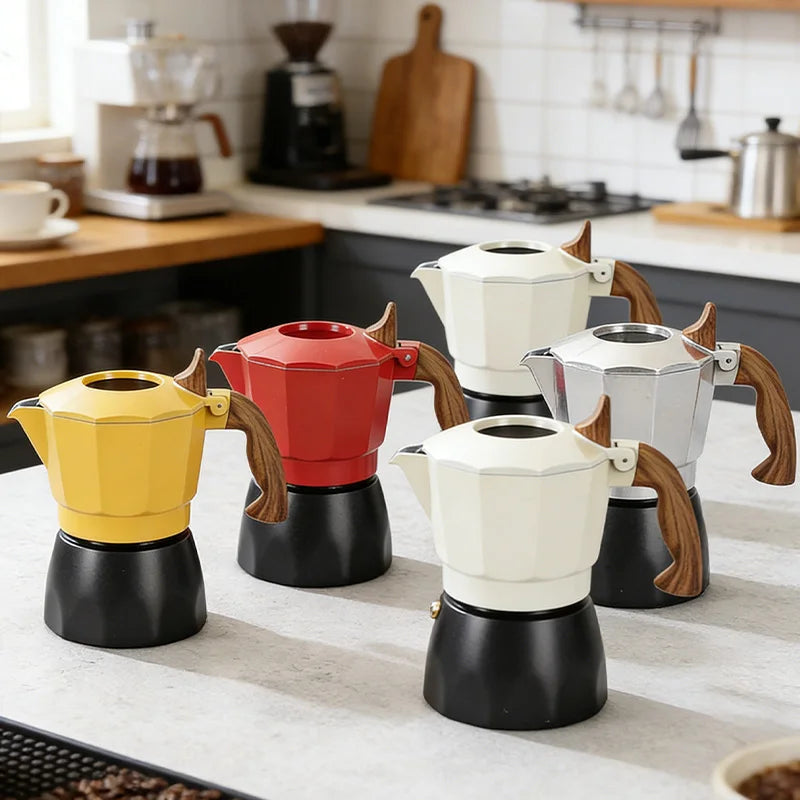 Cafetera moka doble válvula 6ª generación