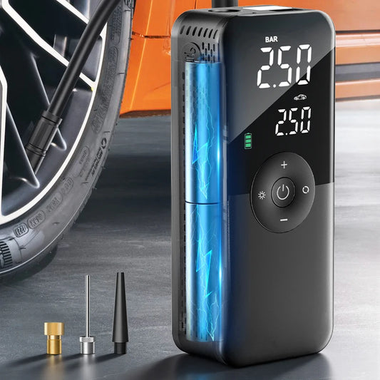 Compresor de aire recargable para ruedas