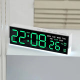 Despertador digital USB con luz de ambiente