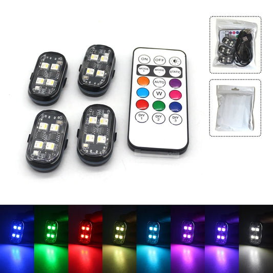 Luces LED estroboscópicas inalámbricas para coche