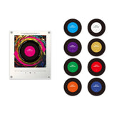 Imán nevera vinilo NFC con luz (reproduce tu canción)