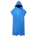 Toalla poncho de microfibra con capucha