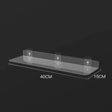 Estante de acrílico transparente de pared