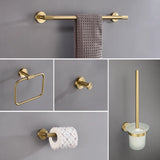 Portarrollos dorado set accesorios baño