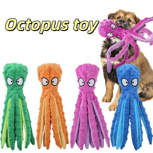 Pulpo de peluche blandito para cachorros