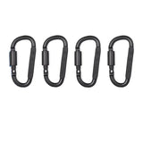 Set de mosquetones de aluminio (4-6 uds)