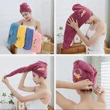 Gorro turbante de secado rápido para el pelo