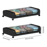 Cajas bajo cama con ruedas y tapa (organizador extraíble)