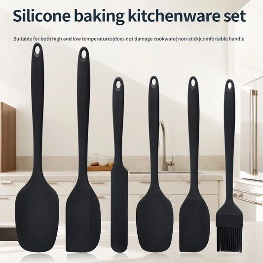 Set de 6 utensilios de cocina de silicona