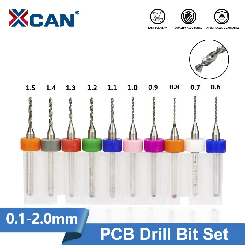 Brocas de carburo para PCB 0,1-2 mm