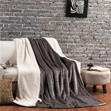 Manta de lana para cama y sofá