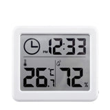 Reloj digital de mesa con temperatura y humedad