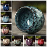 Japanese Style Ceramic Tea Cup Kiln Transformation Espresso Cup Porcelain Kung Fu Teacup Pottery Coffee Mug Wine Drinkware