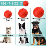 Pelota de goma elástica para perro y gato