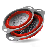 Escurridor plegable de silicona para fruta y verdura