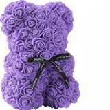 Oso de rosas artificiales — regalo para ocasiones especiales