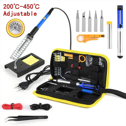 Kit de soldador de 60 W con accesorios