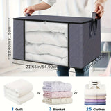 Pack 3 bolsas de almacenaje plegables gran capacidad (mantas/ropa)