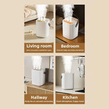 Humidificador de 1,8 L con luz nocturna