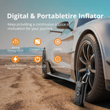 Compresor de aire recargable para ruedas