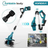 Motoazada/escarificador eléctrico YOFIDRA 200mm