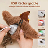 Juguete pájaro interactivo para gatos