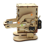 Hucha robot de madera para montar