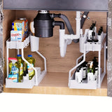 Organizador extensible bajo fregadero 2 niveles