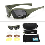 Gafas de protección polarizadas con 4 lentes
