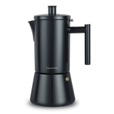 Cafetera italiana de acero inoxidable