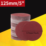 Set de discos de lija de 125 mm