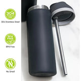 Pajitas metálicas para vasos de 40 oz (2-4 uds)