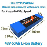 Batería de litio 48V 60Ah con BMS integrado
