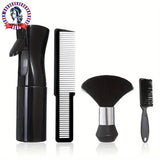 Kit de peluquería de 4 piezas con pulverizador