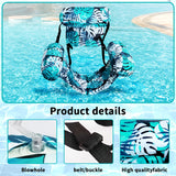 Colchoneta hinchable plegable para piscina y playa