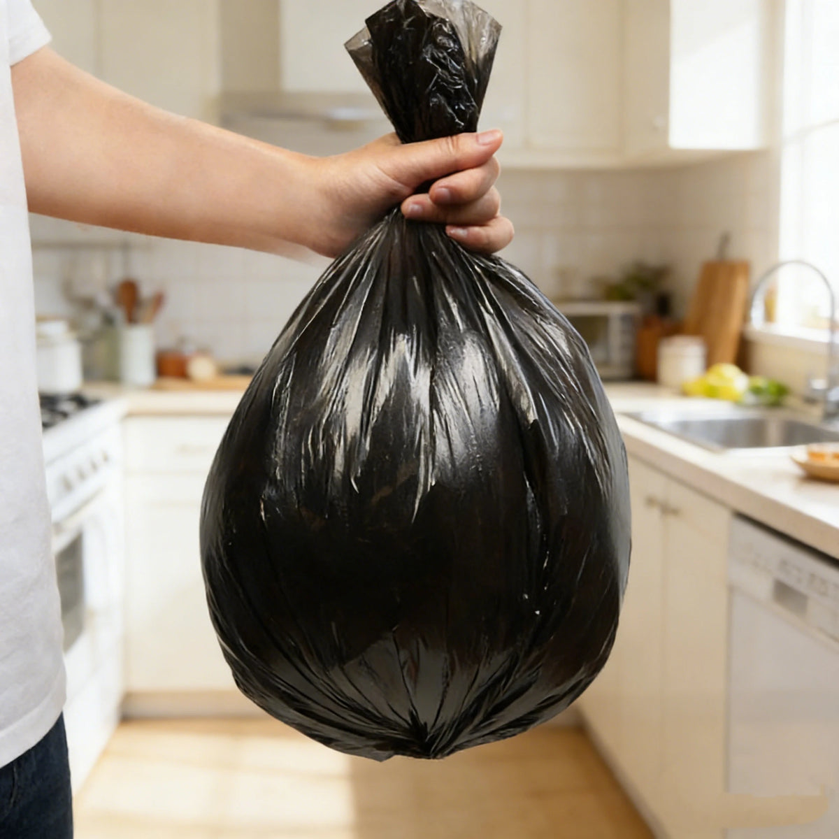 Bolsas de basura portátiles para camping y coche