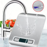 Báscula digital de cocina 10 kg con pantalla LED