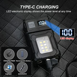 Mini linterna LED recargable con imán