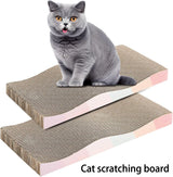 Rascador de cartón corrugado resistente para gatos